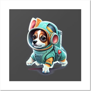 Chi the Chihuahua in space 1 Posters and Art